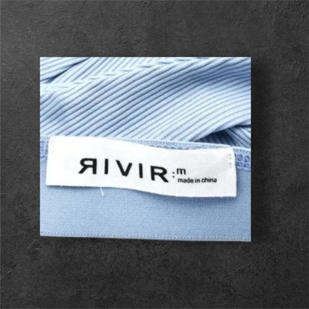 NWOT Rivir Ribbed Plunge Pullover Bra - Picture 3 of 4